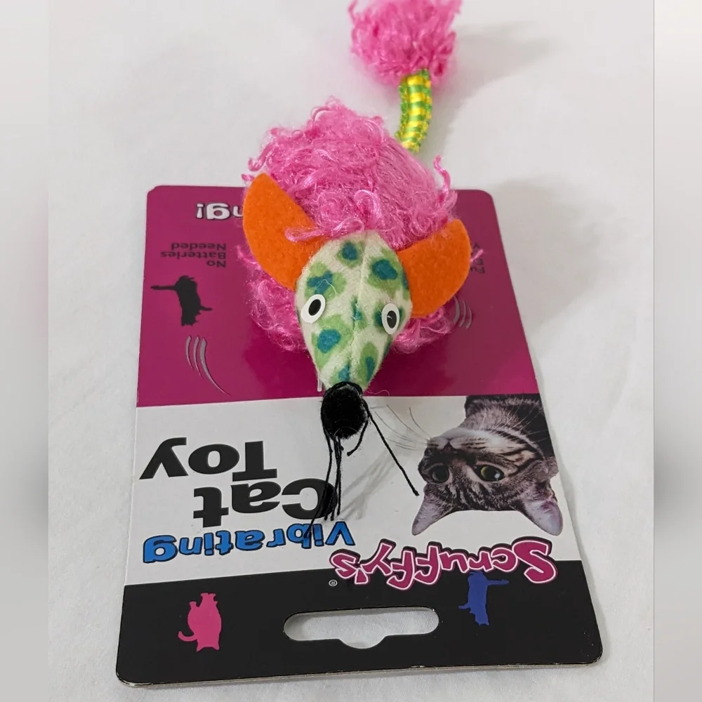 Scruffy's Vibrating Mouse Cat Toy, NWT